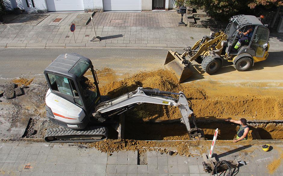 travaux assainissement Les Lilas